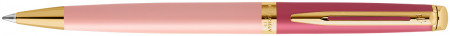 Waterman Hemisphere Ballpoint Pen - Colour Blocking Pink Gold Trim