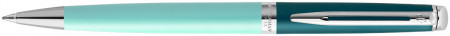 Waterman Hemisphere Ballpoint Pen - Colour Blocking Green Chrome Trim