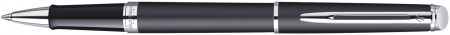Waterman Hemisphere Rollerball Pen - Matte Black Chrome Trim