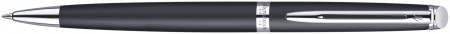 Waterman Hemisphere Ballpoint Pen - Matte Black Chrome Trim