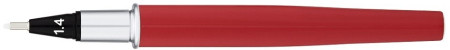 Yookers Yooth 751 Refillable Fineliner Pen - Imperial Red Chrome Trim