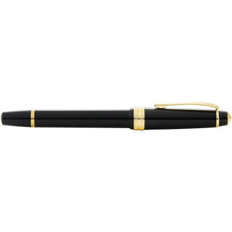 Cross Bailey Light Fountain Pen - Black Resin Gold Plated Trim - Picture 3
