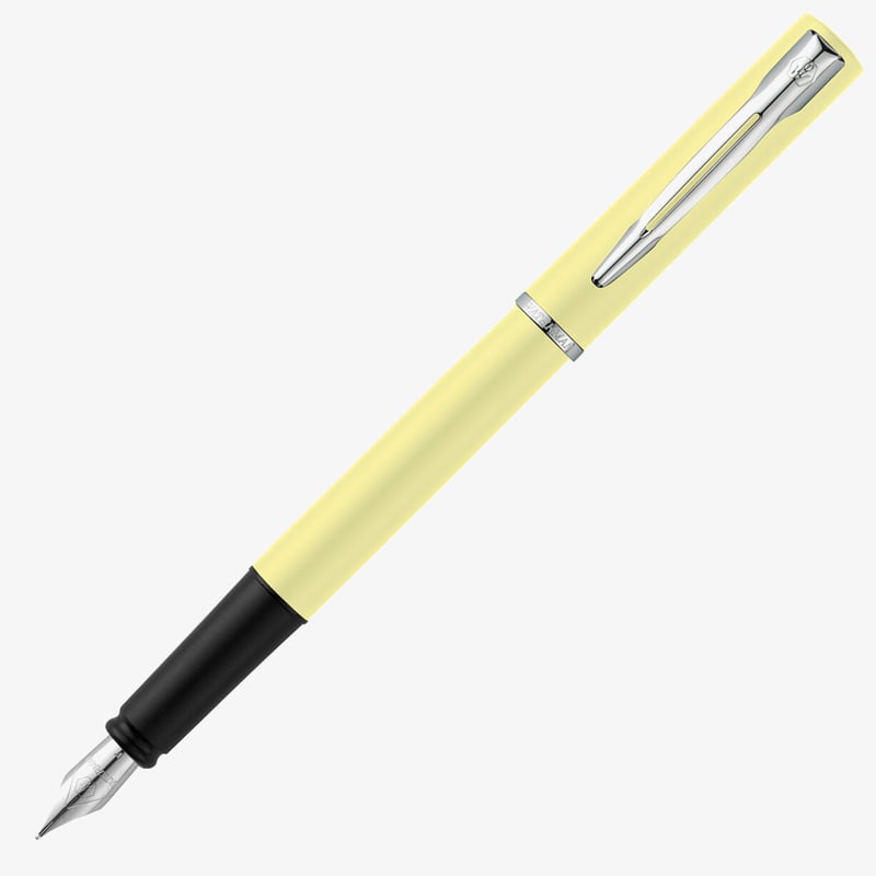 Waterman Waterman Allure Fountain Pen - Pastel Yellow Chrome Trim