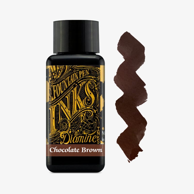 Diamine Inks Diamine Ink Bottle 30ml - Chocolate Brown