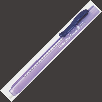 Pentel Clic Eraser Pen - Transparent Blue