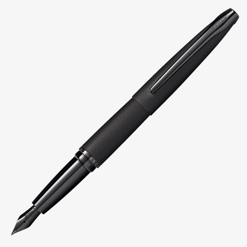 Cross Cross ATX Fountain Pen - Brushed Black