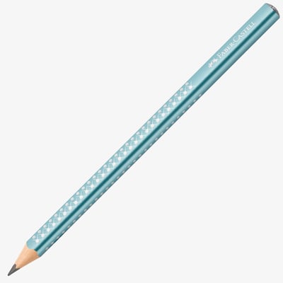 Faber-Castell Jumbo Sparkle Graphite Pencil - Ocean Metallic