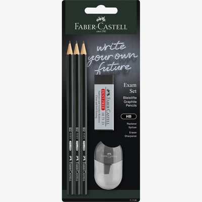 Faber-Castell Faber-Castell 1111 Graphite Pencil - Exam Set (Blistercard)