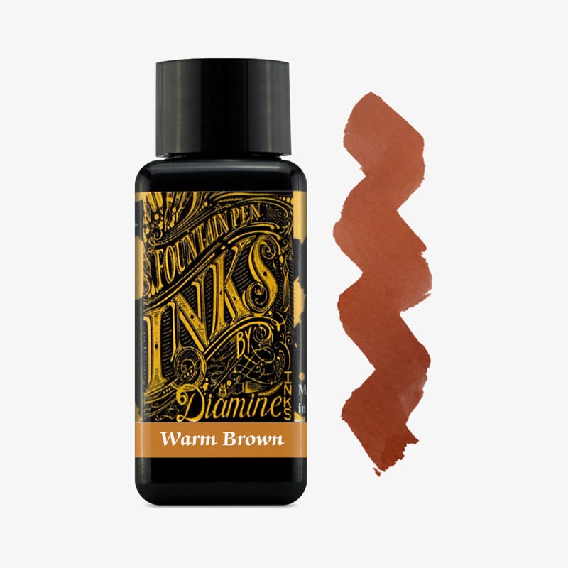 Diamine Inks Diamine Ink Bottle 30ml - Warm Brown