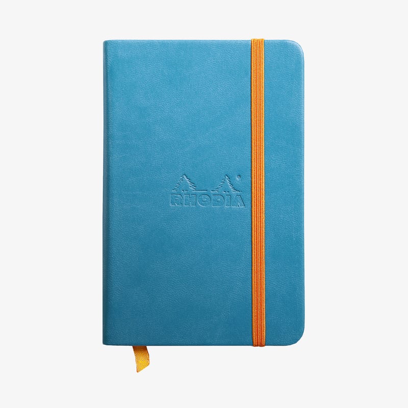 Rhodia Rhodia Hardcover Notebook - Small - Turquoise - Plain