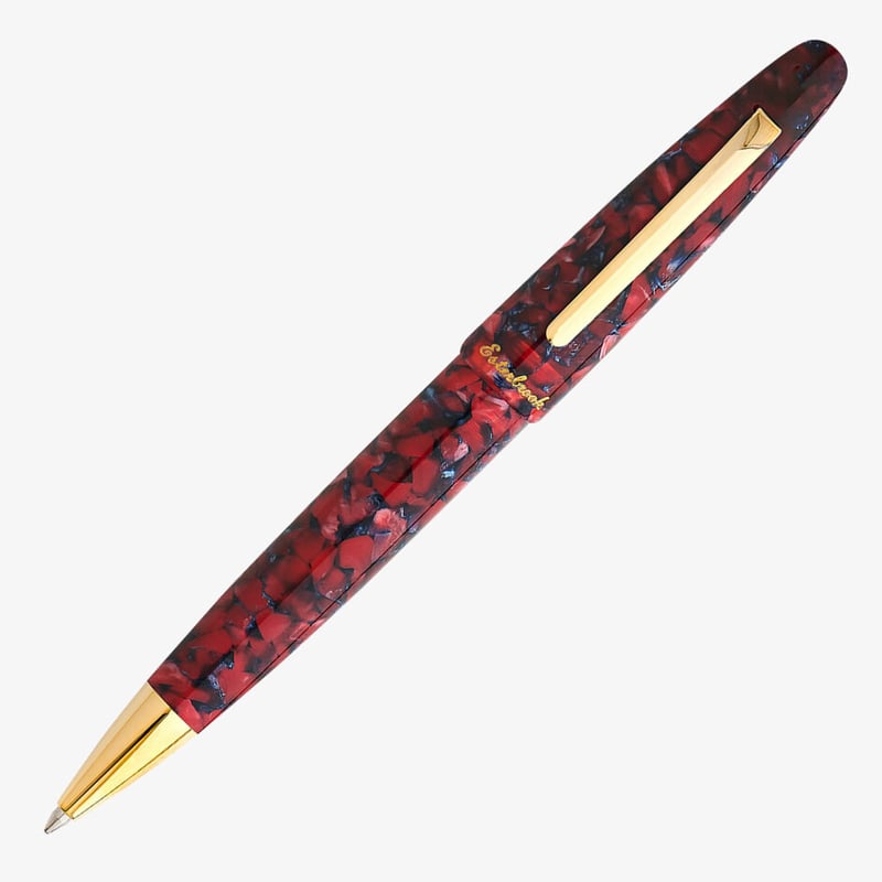Esterbrook Esterbrook Estie Ballpoint Pen - Scarlet Gold Trim