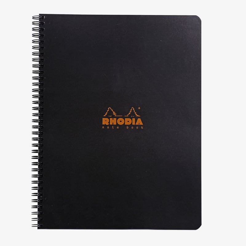 Rhodia Rhodia Classic Wirebound Notebook - Large - Black - Lined