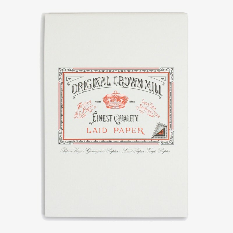 Crown Mill Crown Mill Classics A5 Paper Pad - 50 Sheets - White