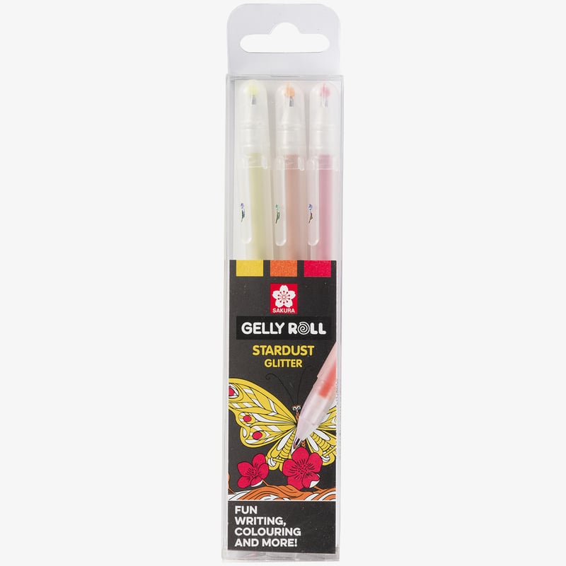 Sakura Sakura Gelly Roll Stardust Gel Pens - Happy Set (Pack of 3)