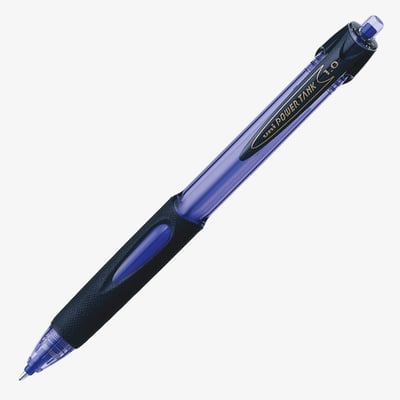 Uni-Ball SN-220 Power Tank Retractable Outdoor Ballpoint Pen - Blue