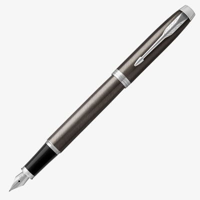 Parker IM Fountain Pen - Dark Espresso Chrome Trim