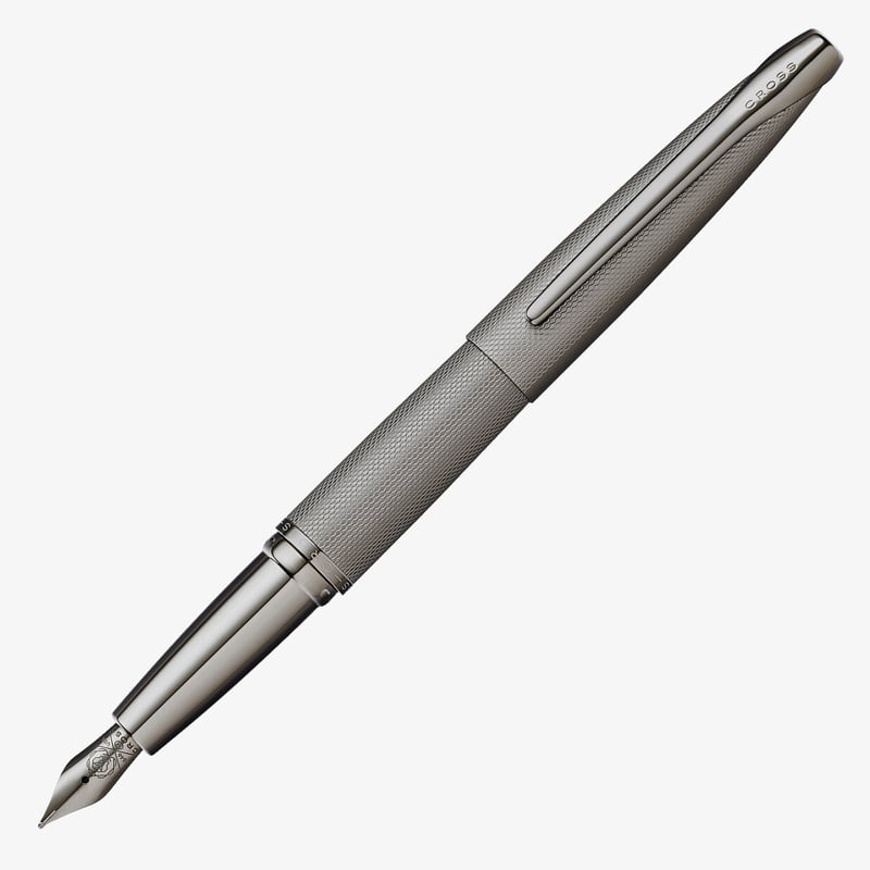 Cross Cross ATX Fountain Pen - Sandblasted Titanium Grey