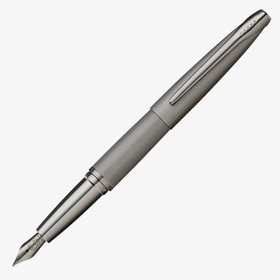 Cross ATX Fountain Pen - Sandblasted Titanium Grey