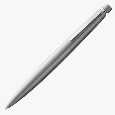 Lamy 2000 Mechanical Pencil - Brushed Stainless Steel - 0.7mm