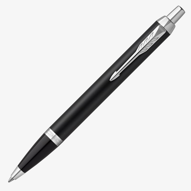 Parker Parker IM Ballpoint Pen - Matte Black Chrome Trim