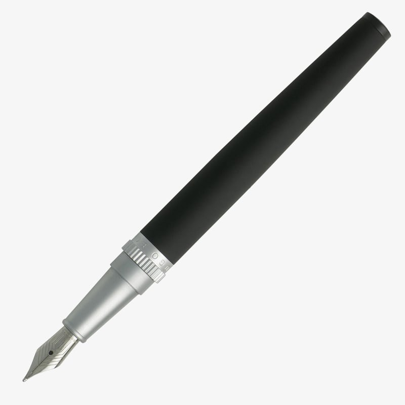 Hugo Boss Hugo Boss Gear Fountain Pen - Black