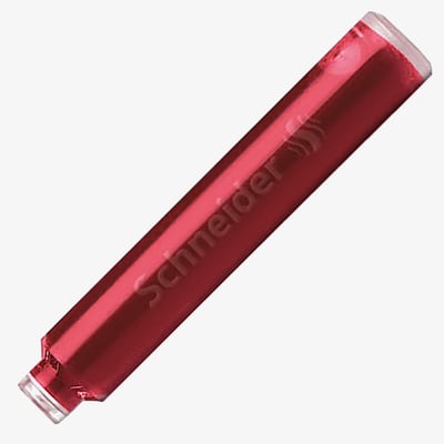 Schneider Ink Cartridges - Red (Pack of 6)