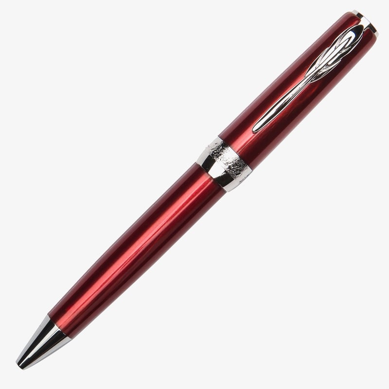 Pineider Pineider Full Metal Jacket Ballpoint Pen - Army Red