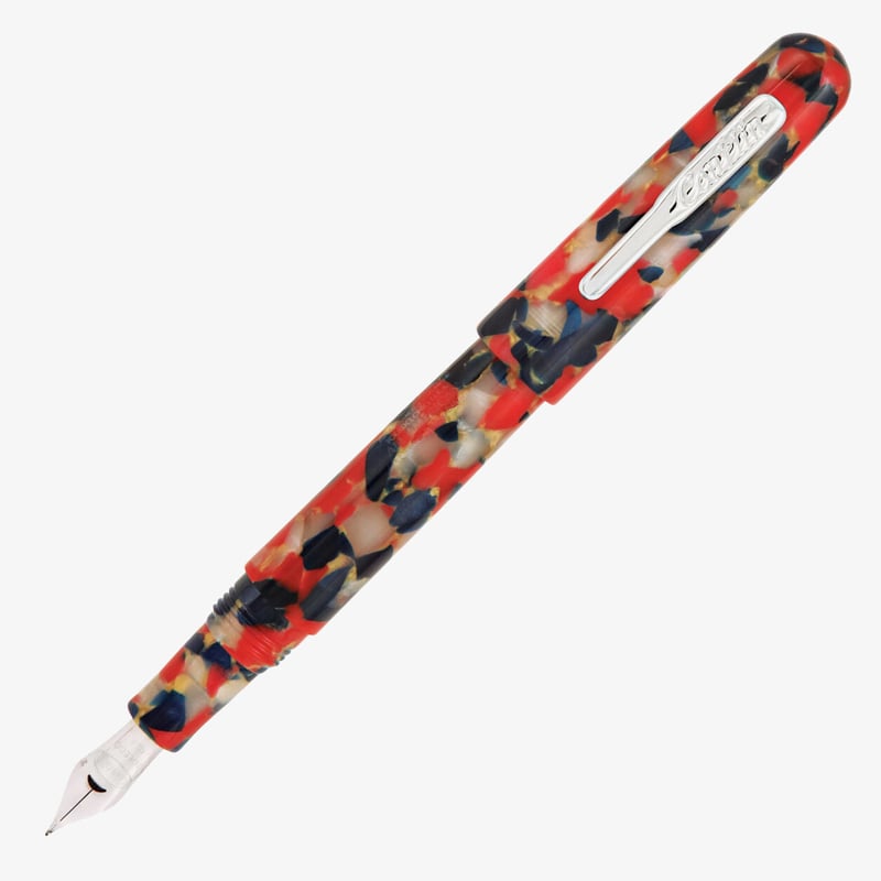 Conklin Conklin All American Fountain Pen - Old Glory Chrome Trim