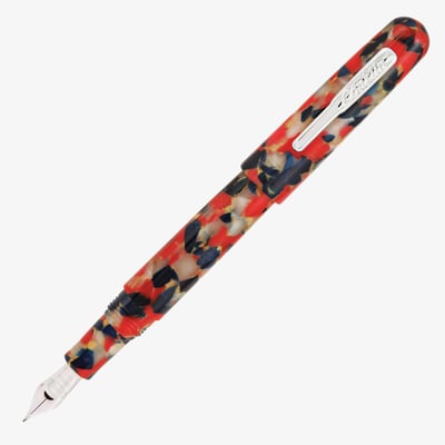 Conklin All American Fountain Pen - Old Glory Chrome Trim