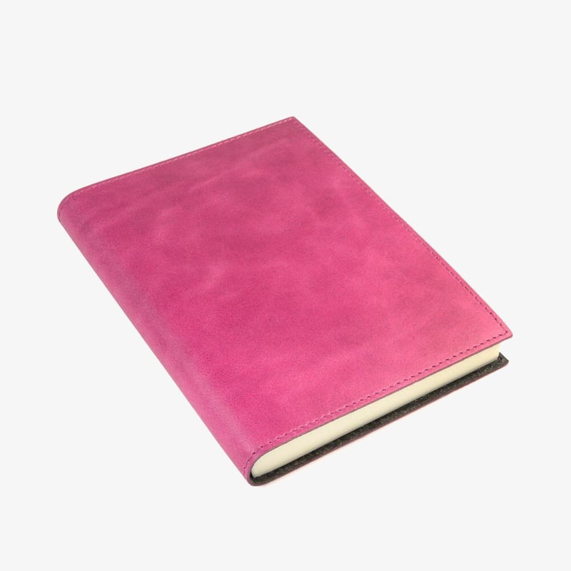 Papuro Papuro Capri Leather Journal - Raspberry - Medium