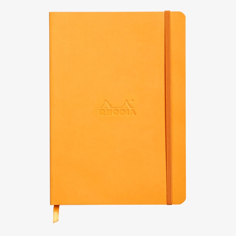 Rhodia Rhodia Softcover Notebook - A5 - Orange - Lined