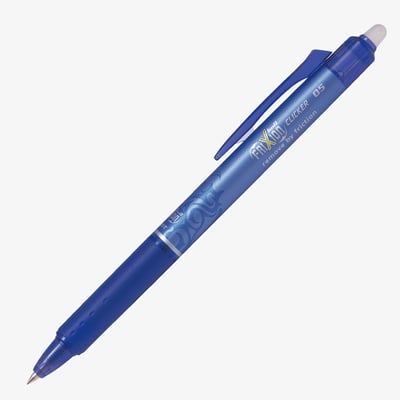 Pilot FriXion Clicker Erasable Rollerball Pen - Blue - 0.5mm