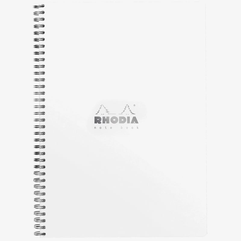 Rhodia Rhodia Classic Wirebound Notebook - Large - White - Squared