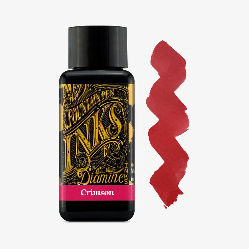 Diamine Inks Diamine Ink Bottle 30ml - Crimson