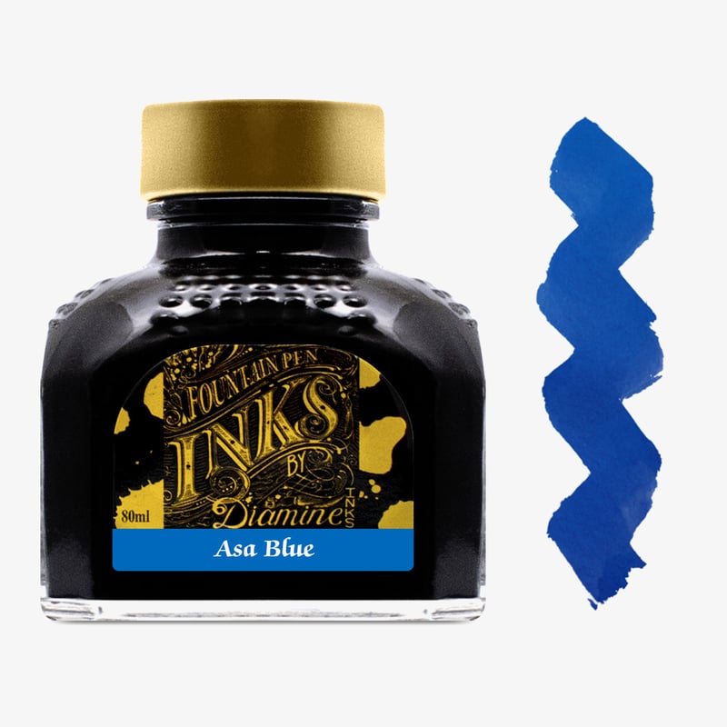 Diamine Inks Diamine Ink Bottle 80ml - Asa Blue
