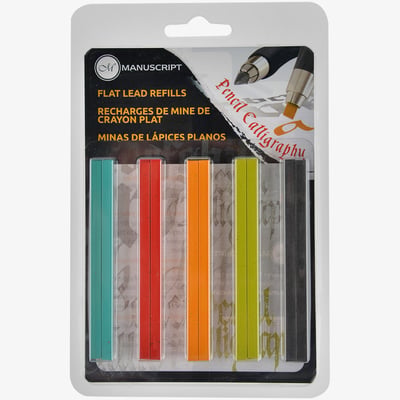 Manuscript Callicreative Lettering Pencil - Flat Lead Set