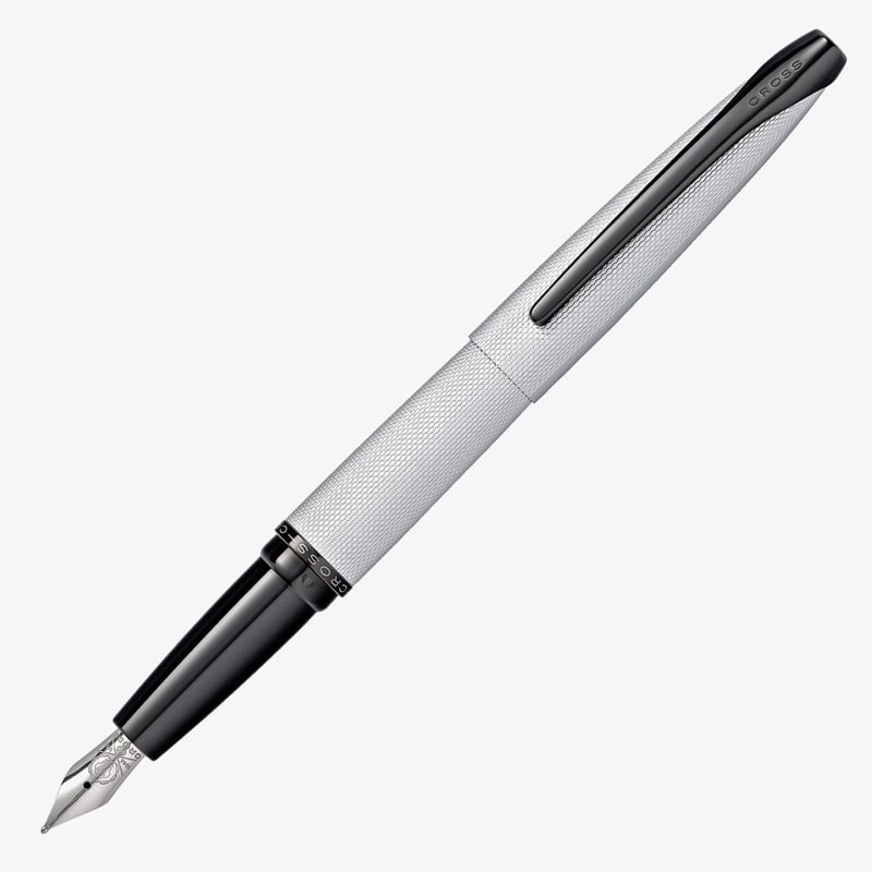 Cross Cross ATX Fountain Pen - Brushed Chrome