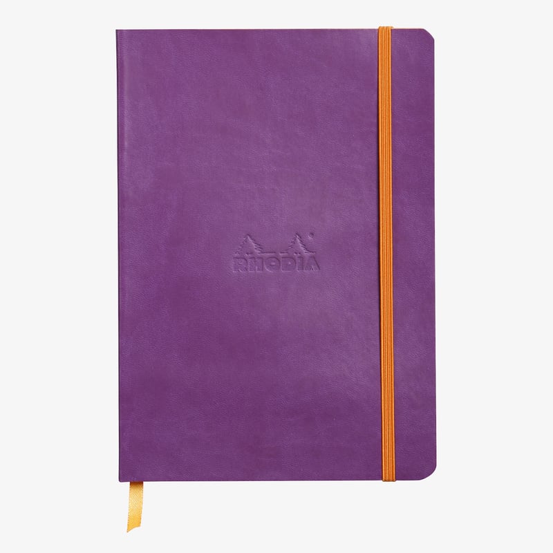 Rhodia Rhodia Softcover Notebook - A5 - Purple - Dotted