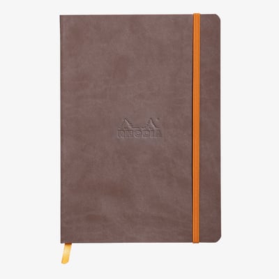 Rhodia Softcover Notebook - A5 - Chocolate - Dotted