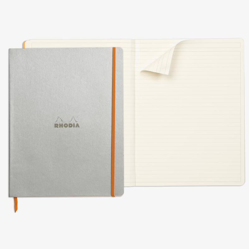 Rhodia Softcover Notebook - A4 - Iris - Lined