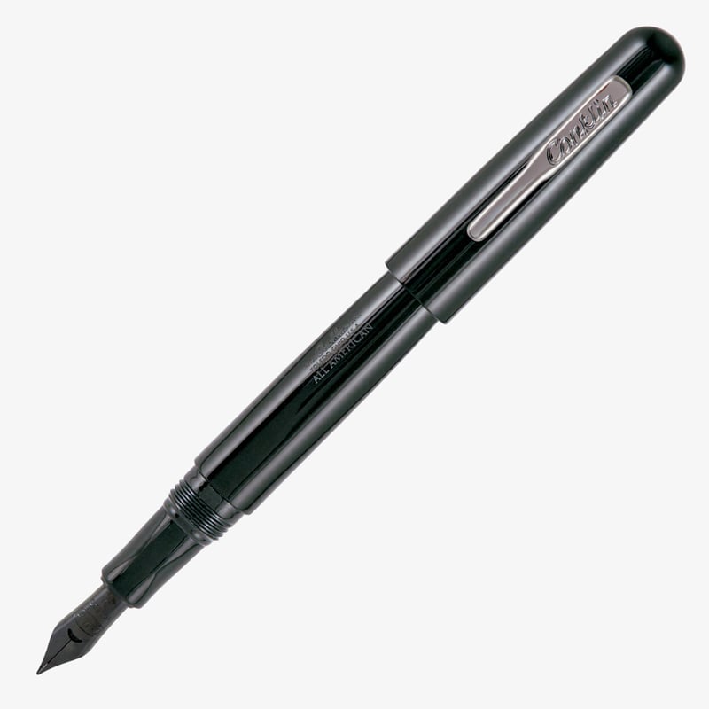 Conklin Conklin All American Fountain Pen - Raven Black Chrome Trim