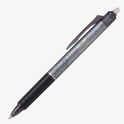 Pilot FriXion Clicker Erasable Rollerball Pen - Black - 0.5mm
