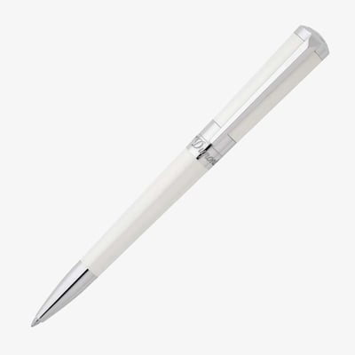 S.T. Dupont Liberte Rollerball Pen - Pearl White & Palladium