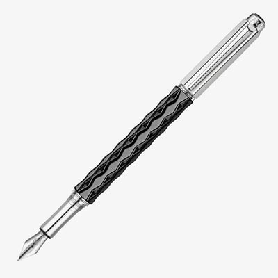 Caran d'Ache Varius Ceramic Fountain Pen - Black