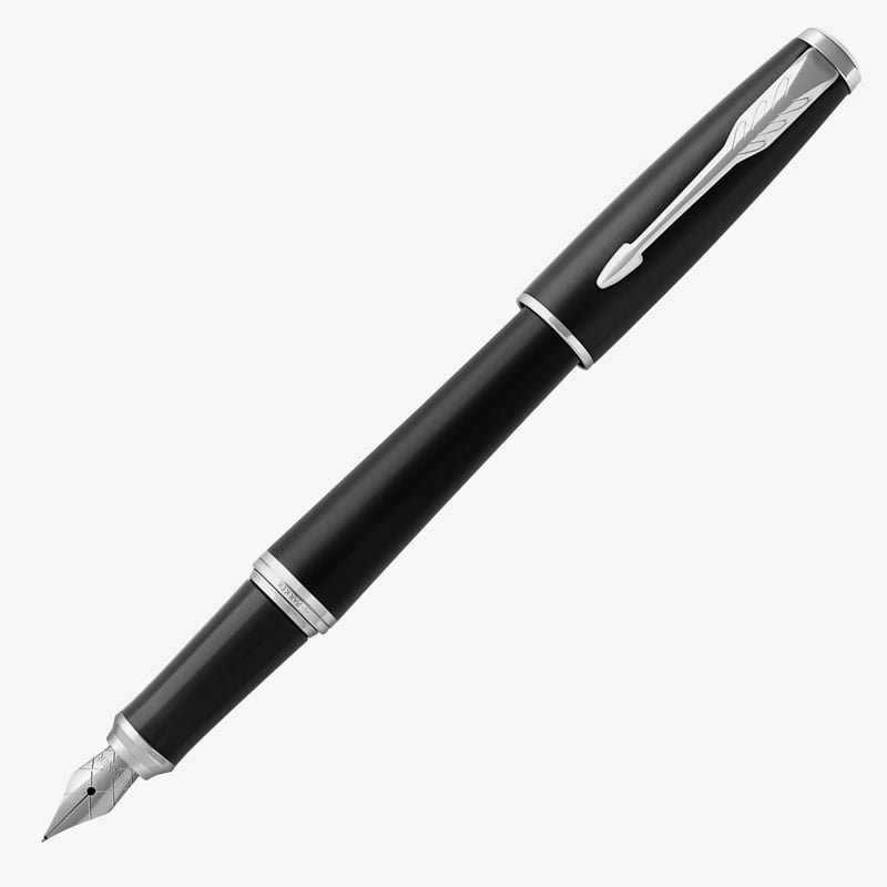 Parker Parker Urban Fountain Pen - Muted Black Chrome Trim