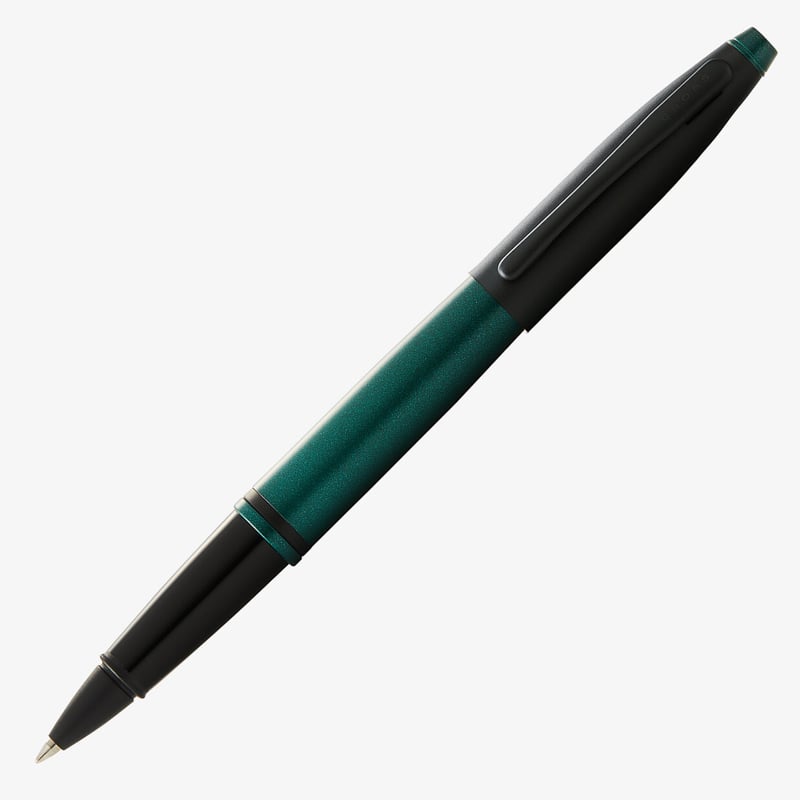Cross Cross Calais Rollerball Pen - Green Lacquer Black Trim