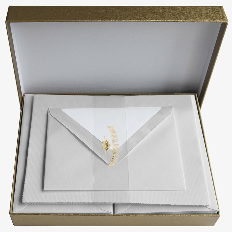 Crown Mill Crown Mill Golden Line C6 100gsm Set of 25 Sheets and Envelopes - Grey