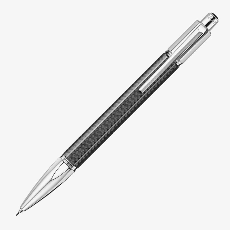 Caran d'Ache Caran d'Ache Varius Carbon Fibre Mechanical Pencil - 0.7mm - Silver