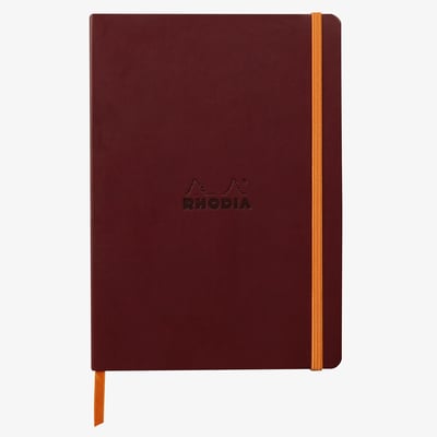 Rhodia Softcover Notebook - A5 - Burgundy - Lined