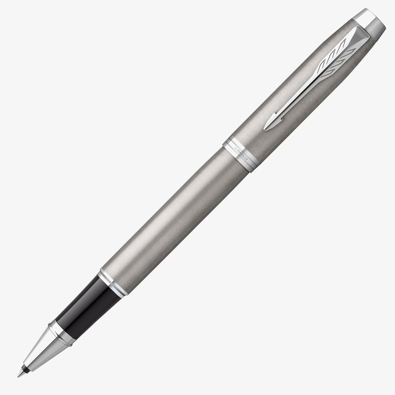 Parker Parker IM Rollerball Pen - Brushed Metal Chrome Trim
